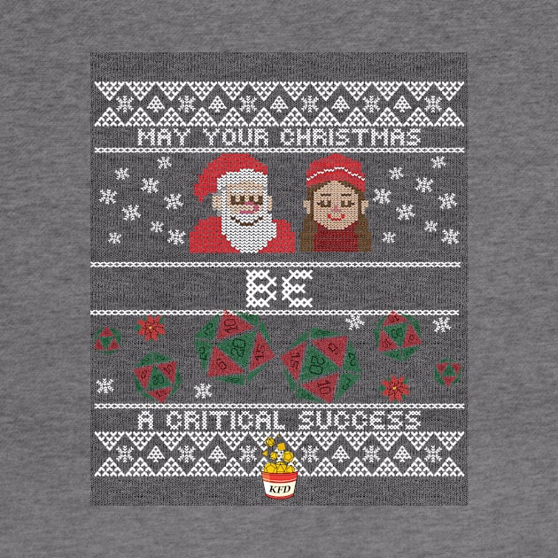 Critical Successful Christmas - Ugly Sweater by KYFriedDice